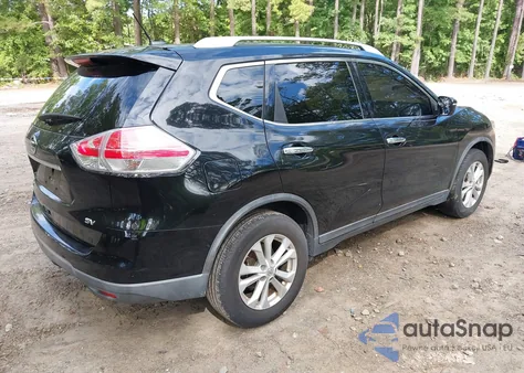 2015 Nissan Rogue Sv z USA, uszkodzony, nr VIN KNMAT2MT3FP501069